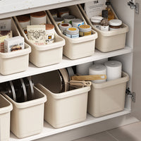 Under-Sink Pull-Out Storage Bins with Wheels for Kitchen Pantry Organization