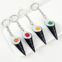 Mini Simulation Sushi Keychain Japanese Food Model