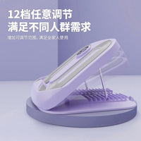 Adjustable Folding Slant Board for Calf Stretching and Muscle Massage with Timer