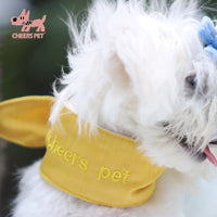 Cheers Pet Cooling Ice Scarf for Dogs with Bowknot and Ice Pack Pocket