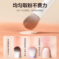 Cangzhou Makeup Brush Set with Bag for Eyeshadow, Blush, Contour, Highlight, and Nose Shadow