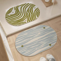 Diatomaceous Earth Bath Mat, Non-Slip Quick Dry Absorbent Hard Mat for Bathroom, Toilet, Shower
