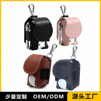 Portable Golf Ball and Tee Holder Pouch with Waist Clip