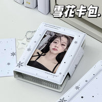 INS Snowflake PVC 3-inch Photocard Holder Album for Kpop Idols & Instax Mini