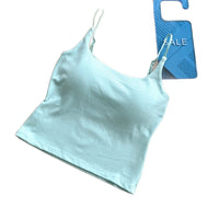 Women's Padded Camisole Tank Top with Built-in Bra for Summer