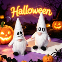 Halloween Faceless Gnome Doll Ornament Set