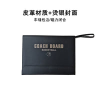 Foldable Magnetic Basketball Coaching Board with Chess Pieces for Training
