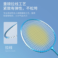 Professional Carbon Fiber Badminton Racket Set for Adults and Kids, Lightweight and Durable
