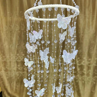 DIY Dreamy Butterfly Wind Chime Kit Acrylic Hanging Ornament for Gifting
