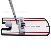 Golf Putting Alignment Mirror Training Aid for Indoor Practice