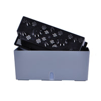 Self-Watering Planter Box with Visible Water Level Indicator for Balcony Vegetable Gardening