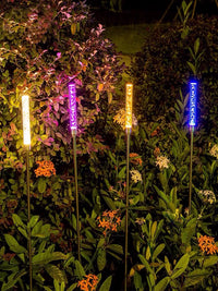 Solar Powered Acrylic Reed Landscape Lights for Outdoor Decoration