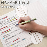 Dreamy Cat B5 Loose-Leaf Notebook Set, Frosted Cover, Detachable Ring Binder for Students