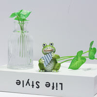 Frog Musician Garden Statues - Resin Animal Band Figurines for Outdoor & Indoor Decor