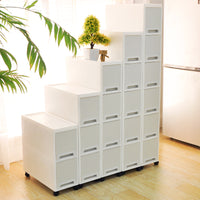 Slim Gap Storage Cabinet with Drawers for Bathroom Kitchen Refrigerator Side