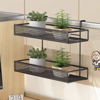 Desk Hanging Basket Office Partition Shelf Storage Organizer for Office Supplies