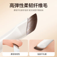 Cangzhou Makeup Brush Set with Bag for Eyeshadow, Blush, Contour, Highlight, and Nose Shadow