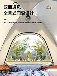 Pop-Up Outdoor Camping Tent for 2-4 People - UV Protection & Windproof