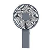 6-inch Handheld Foldable USB Rechargeable Fan with Strong Airflow and Quiet Operation, Multi-functional Desktop Fan
