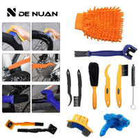 Bicycle Chain Cleaner Kit with Brush for Mountain Bike & Motorcycle Maintenance