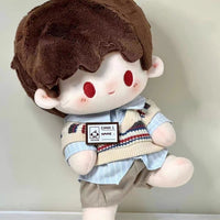 20cm Cotton Doll Clothes School Uniform Series Jacket Hoodie for Plush Dolls