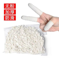 Disposable Rubber Finger Cots for Nail Art and Protection, Powder-Free