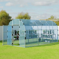 Outdoor Walk-in Greenhouse Tunnel for Plants, Winter Frost Protection & Sunshade