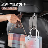 Car Seat Back Hook with Phone Holder and Storage for Headrest
