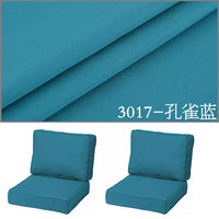 Outdoor Waterproof Polyester Fabric for Cushions - Thickened, UV-Resistant, Solid Color