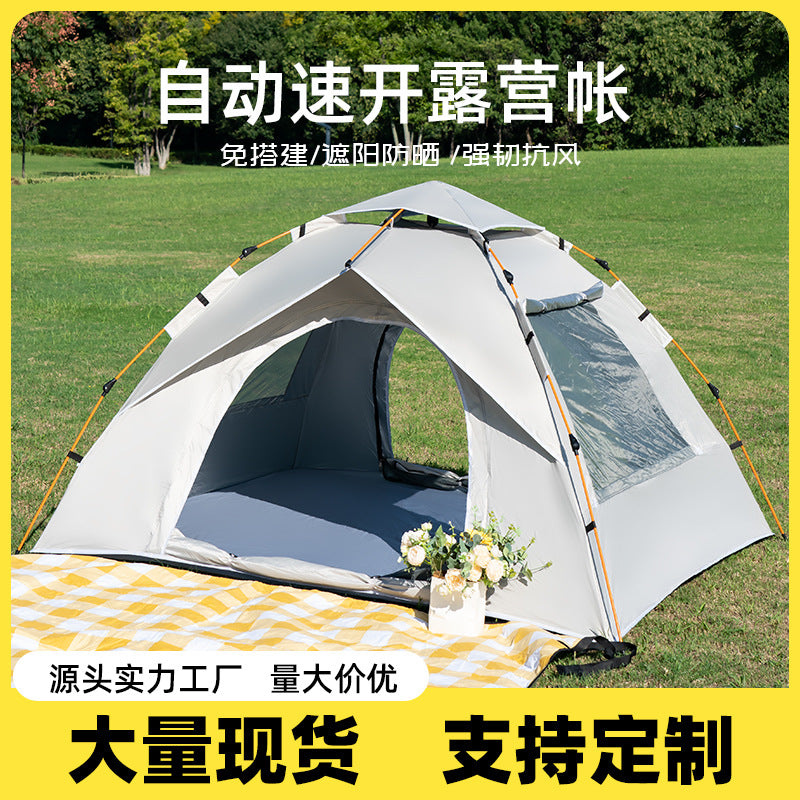 Automatic Pop-Up Camping Tent for Outdoor Activities, Portable and Waterproof