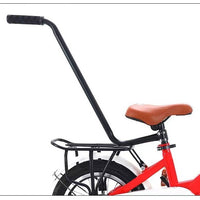 Bicycle Push Bar for Kids Learning to Ride, Safety Training Handle for Children's Bikes