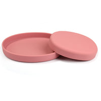 Ins Style Silicone Divided Feeding Plate for Babies and Toddlers - Heat Resistant Suction Plate for Weaning and Meals