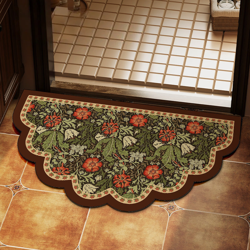 Diatomaceous Earth Absorbent Bath Mat for Bathroom and Toilet, Non-Slip Quick Dry Floor Mat