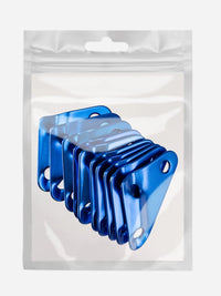 Aluminum Alloy Triangle Guy Line Adjusters for Outdoor Camping Tents and Tarps, 10-Pack