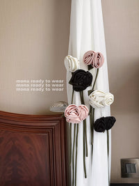 MONARTW Sweet Ribbon Rose Brooch for Women, Versatile Daily Decoration