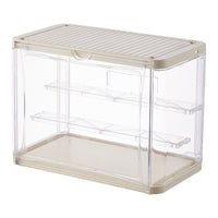 Wall-Mounted Blind Box Display Case with Dustproof Cover for Collectibles and Toys