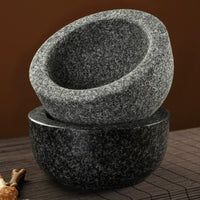 Heavy-Duty Anti-Tip Stone Pet Bowl for Cats and Dogs, Large Capacity Food and Water Dish