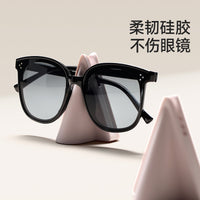 FaSoLa Wall-Mounted Glasses Organizer Rack for Sunglasses and Myopia Glasses, Punch-Free Storage Display Shelf