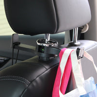 Car Seat Back Phone Holder and Dual Hook Hanger