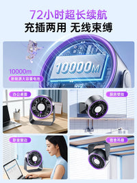2026 New Semiconductor Refrigeration Air Conditioner Fan Rechargeable Desktop Small Silent Cold Fan