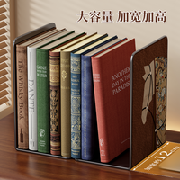 Decorative Metal Bookends for Desk, Heavy Duty Book Support for Students and Office, Non-Slip Book Organizer