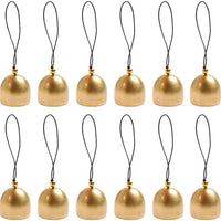Pure Copper Wind Chimes and Accessories with Bell Hammer Metal Small Copper Bells DIY Material Christmas New Year Decoration Bells