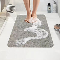 Non-Slip PVC Looped Coil Bath Mat for Shower and Bathroom