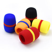 Microphone Windscreen Foam Cover and Anti-Roll Protection Set for KTV