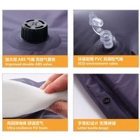 Self-Inflating Camping Sleeping Pad with Sponge Core, Moisture-Proof, Single Person, Connectable for Outdoor Tent