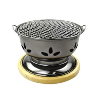 Japanese Korean Style Tabletop Charcoal Grill with Exhaust for Home and Commercial Use