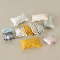 1:12 Dollhouse Miniature Pillow Cushion Model for Home Decor