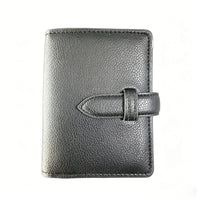 A7/M5 Refillable Leather Notebook with Card Slots, Minimalist Korean/Japanese Style Student Journal, Customizable Logo