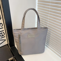 Women's Waterproof Nylon Tote Bag for Commute and Lunch, Lightweight Mommy Bag