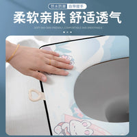 Waterproof Portable Zipper Toilet Seat Cushion, No-Wash, Moisture-Proof, All-Season Toilet Seat Cover
